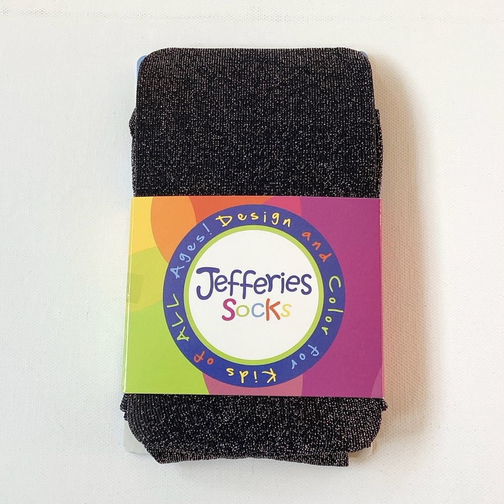 NWT Jefferies Socks Metallic Tights
